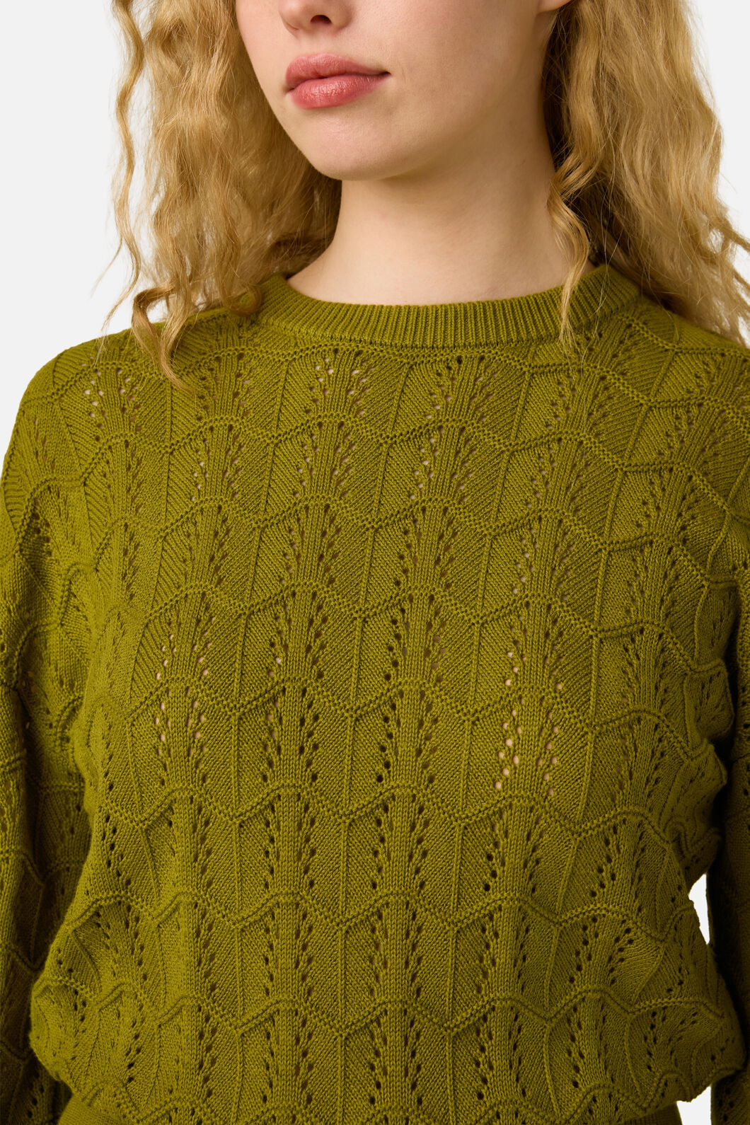 Princess Highway - Gracey Wave Knit Jumper - olive