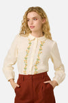 Princess Highway - Goldie Embroidered Blouse - cream