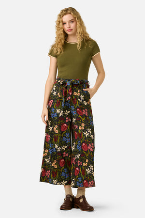 Princess Highway - Mira Native Flora Culotte - navy