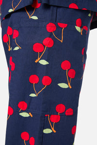 Princess Highway - Sweet Cherry Scrub Set - navy