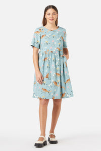 Princess Highway - Numbat Smock Dress - sage