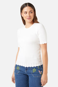 Princess Highway - Zoe Knit Top - cream