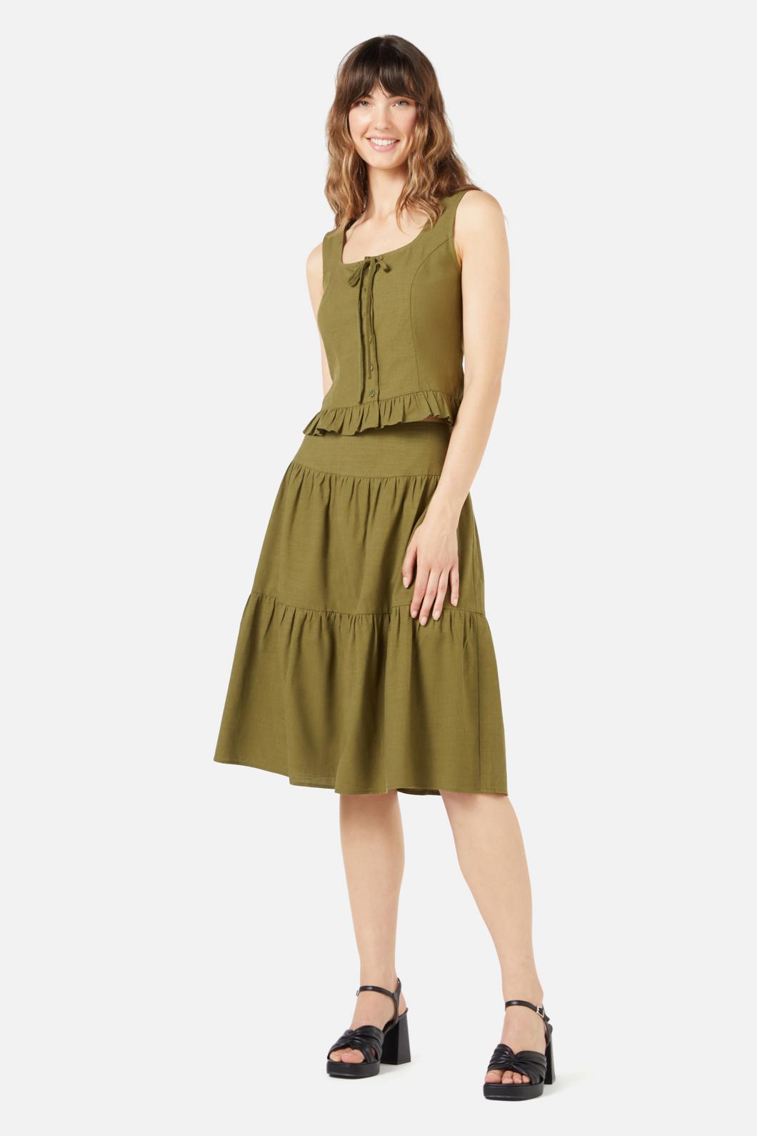Princess Highway - Leisl Top - green