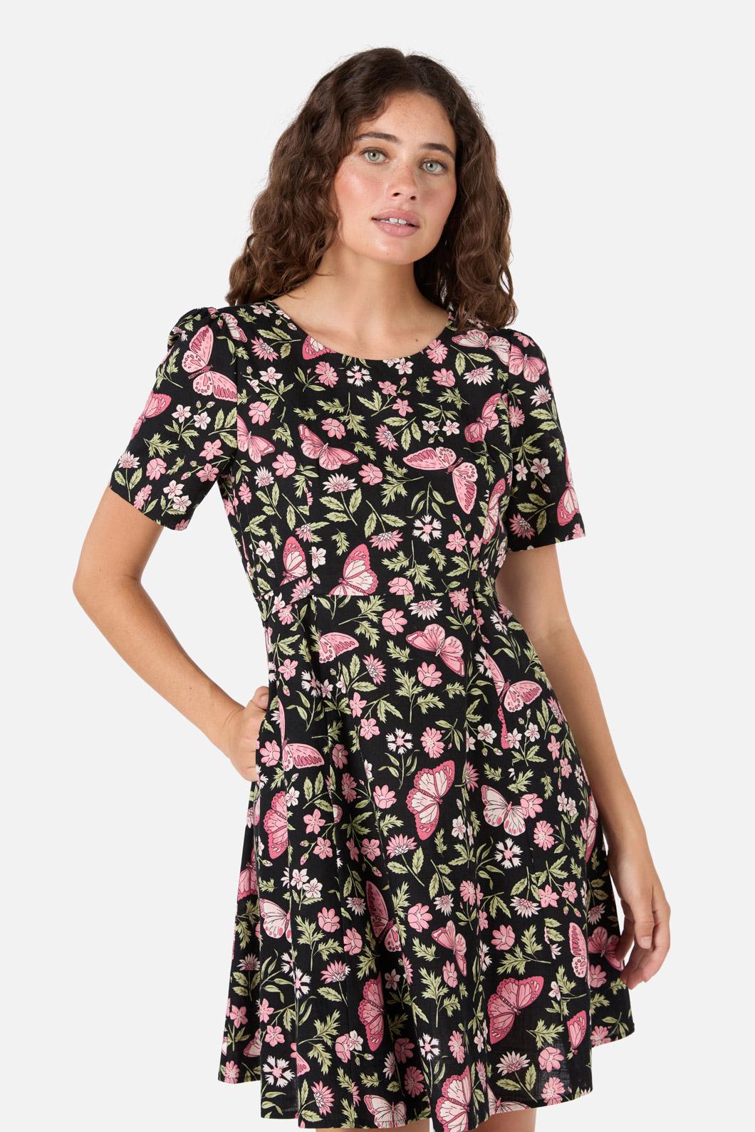 Princess Highway - Yvette Butterfly Mini Dress - pink