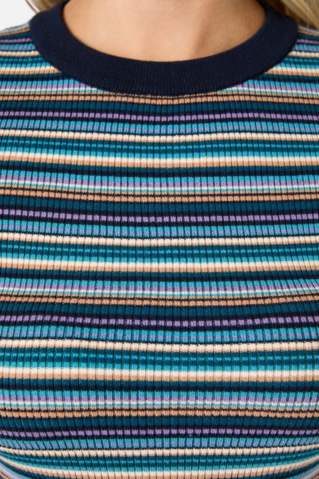 Cydney Stripe Rib Knit Top
