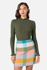 Princess Highway - Odessa Long Sleeve Knit Top - olive