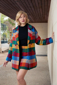 Princess Highway - Milly Bright Check Skirt - bright-check