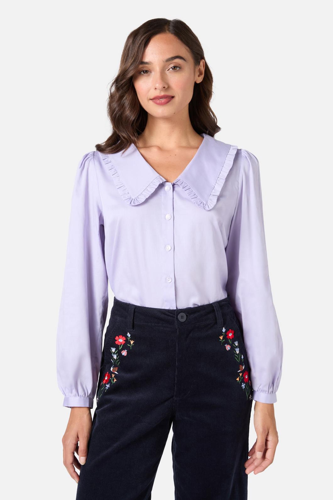 Princess Highway - Sherry Cute Collar Blouse - lilac