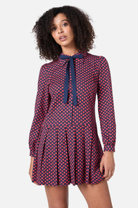 Princess Highway - Flora Geo Shirt Dress - red