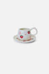 Strawberry Cup & Saucer Set