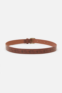 Princess Highway - Butterfly Debossed VintageBelt - chocolate