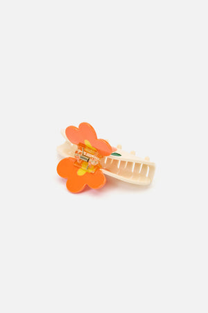 Princess Highway - Cream Flower Claw Clip - cream