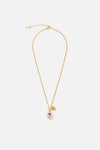 Princess Highway - Pretty Chrysanthemum Necklace - orange