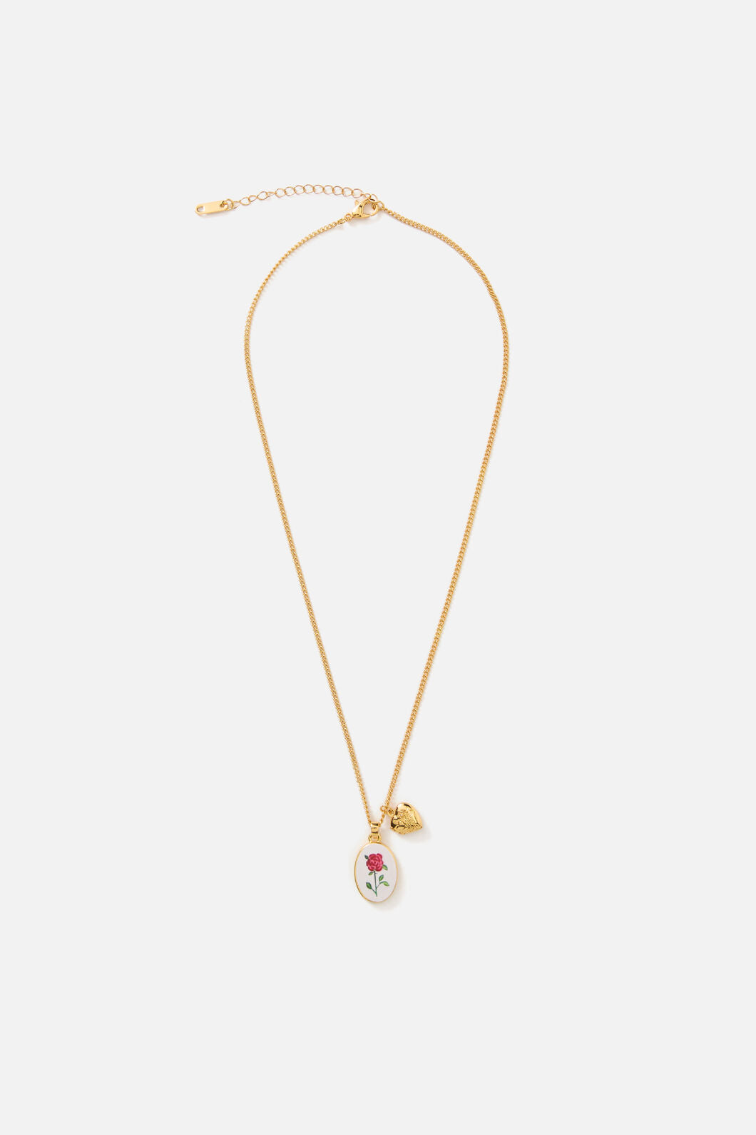 Princess Highway - Pretty Chrysanthemum Necklace - orange
