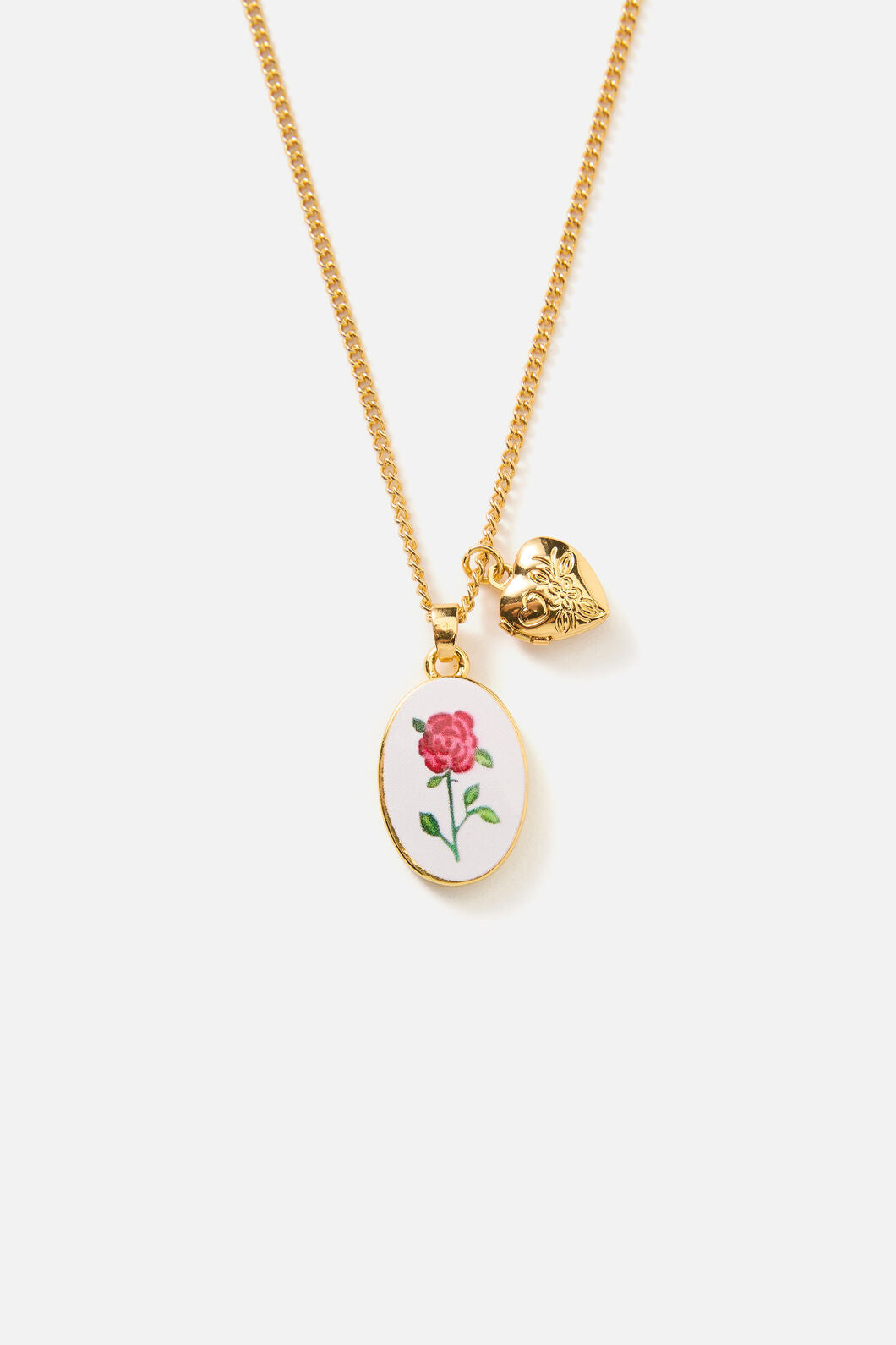 Princess Highway - Pretty Chrysanthemum Necklace - orange