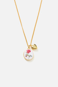 Princess Highway - Pretty Rose Necklace - gold