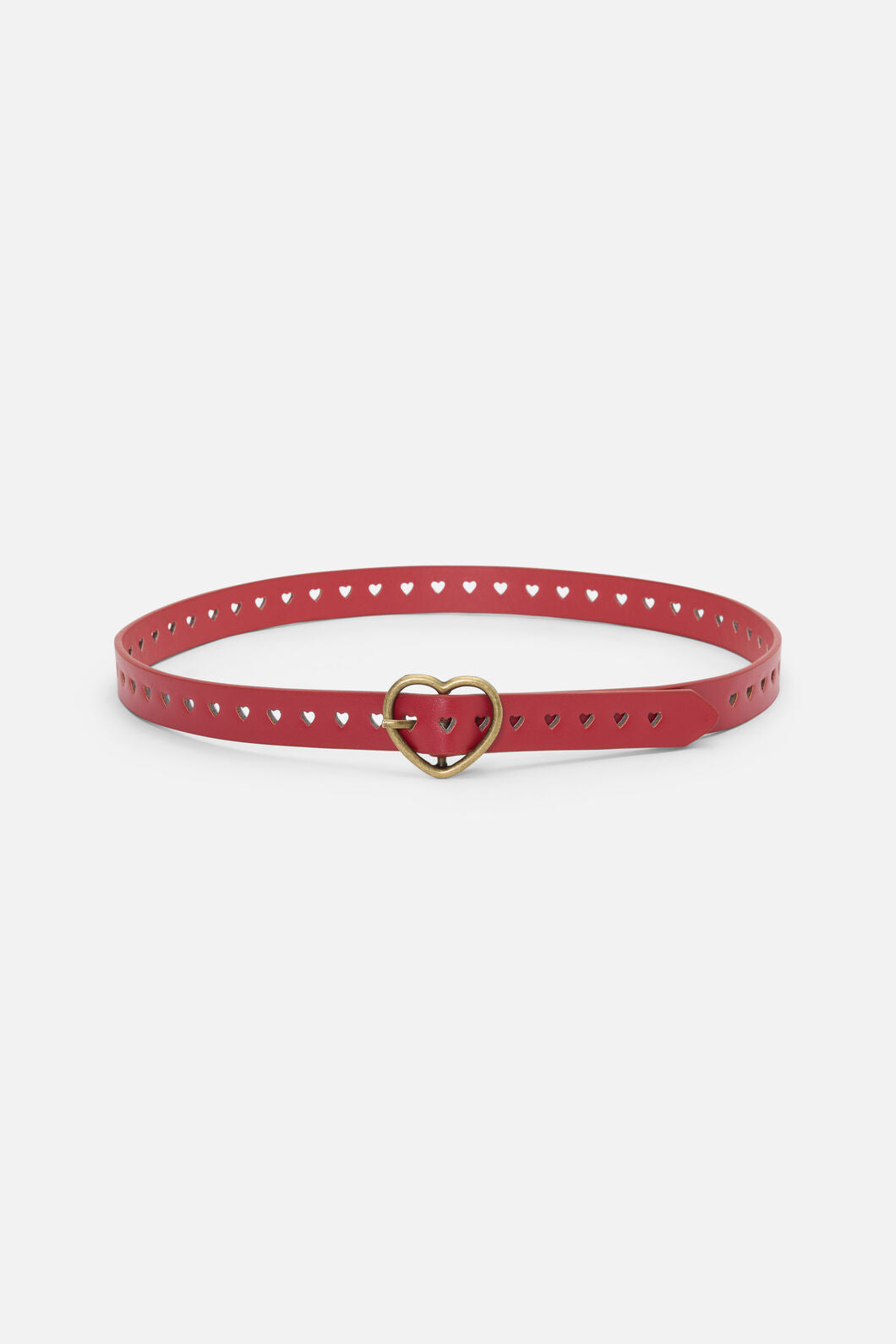Princess Highway - Sweet Heart Buckle Belt - red