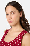Princess Highway - Heart Drop Earrings - gold