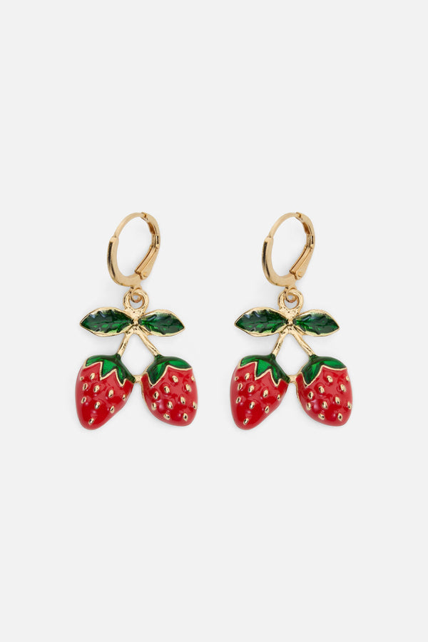 Princess Highway - Strawberry Sleeper Earrings - gold