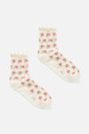 Princess Highway - Light Weight Daisy Socks - white