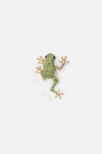 Princess Highway - Sparkle Tree Frog Earrings - green