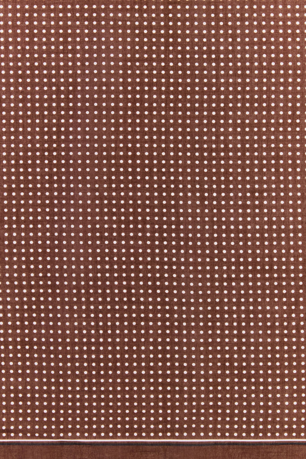 Princess Highway - Chocolate Polka Dot Scarf - chocolate