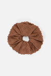 Princess Highway - Chocolate Broderie Scrunchie - chocolate