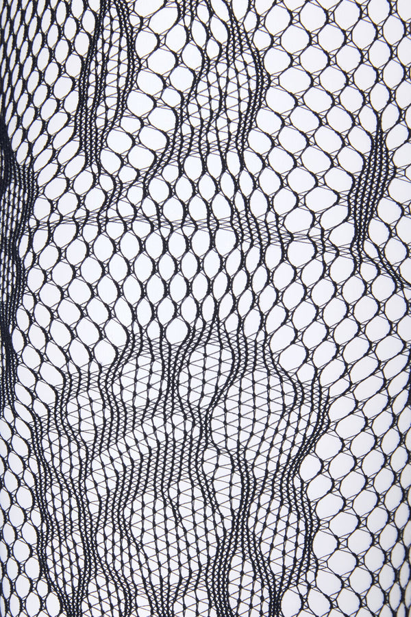Princess Highway - Black Flower Fishnet Tights - black