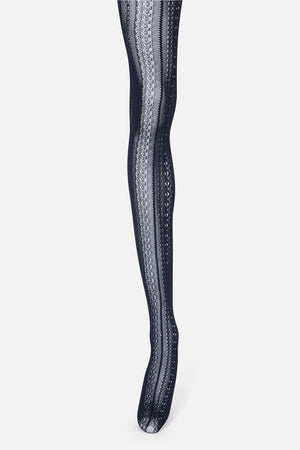 Princess Highway - Black Lacey Tights - black