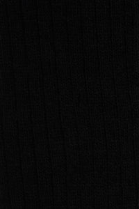 Princess Highway - Black Long Rib Sock - black