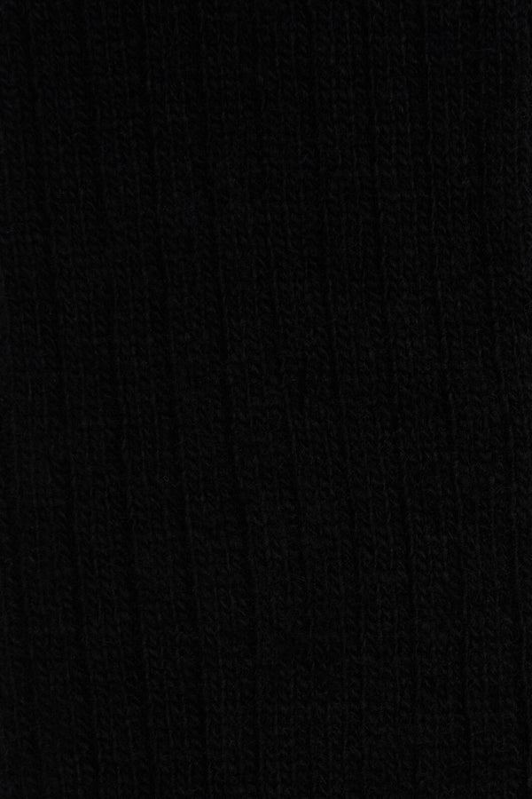 Princess Highway - Black Long Rib Sock - black