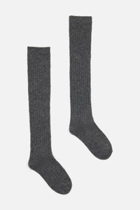 Princess Highway - Grey Long Rib Sock - grey