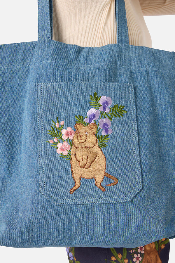 Princess Highway - Quokka Denim Tote - denim