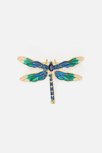 Princess Highway - Dragonfly Sparkle Brooch - multi