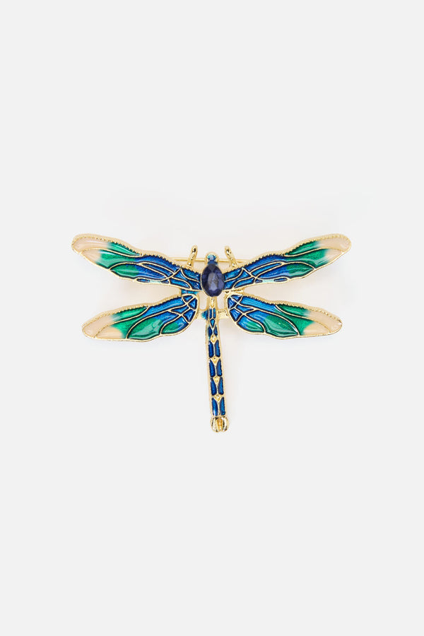 Princess Highway - Dragonfly Sparkle Brooch - multi