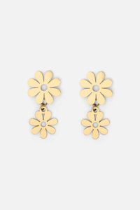 Princess Highway - Sixties Daisy Earrings - gold