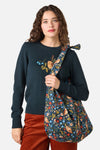 Princess Highway - Owl Cord Tie Tote Bag - teal