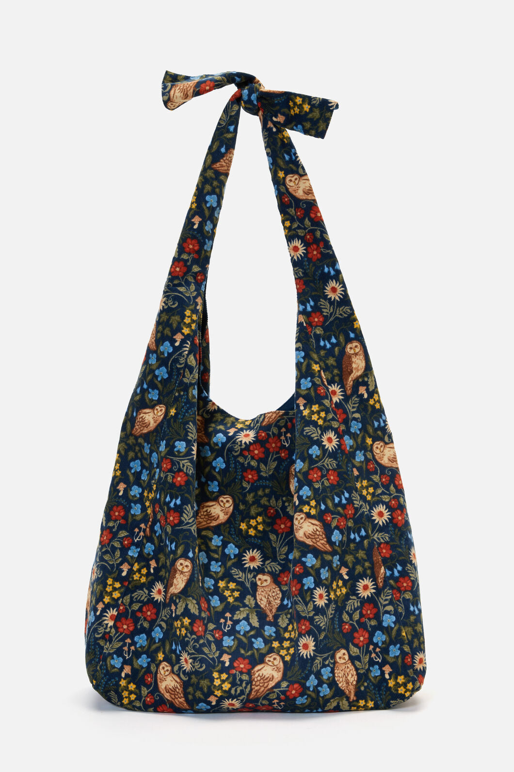 Princess Highway - Owl Cord Tie Tote Bag - teal