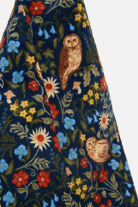 Princess Highway - Owl Cord Tie Tote Bag - teal