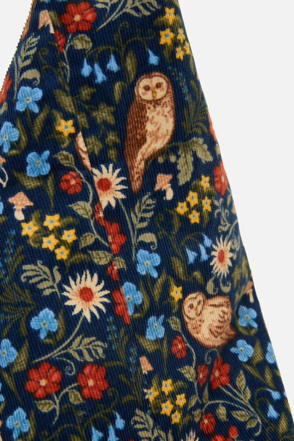 Princess Highway - Owl Cord Tie Tote Bag - teal