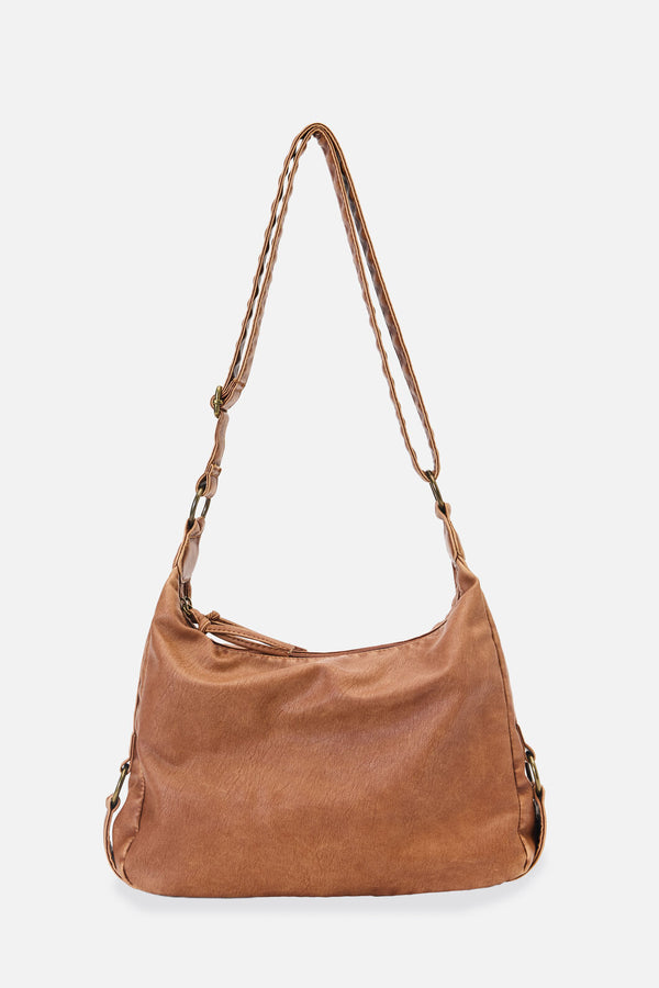 Princess Highway - Vintage Look Slouch Bag - tan