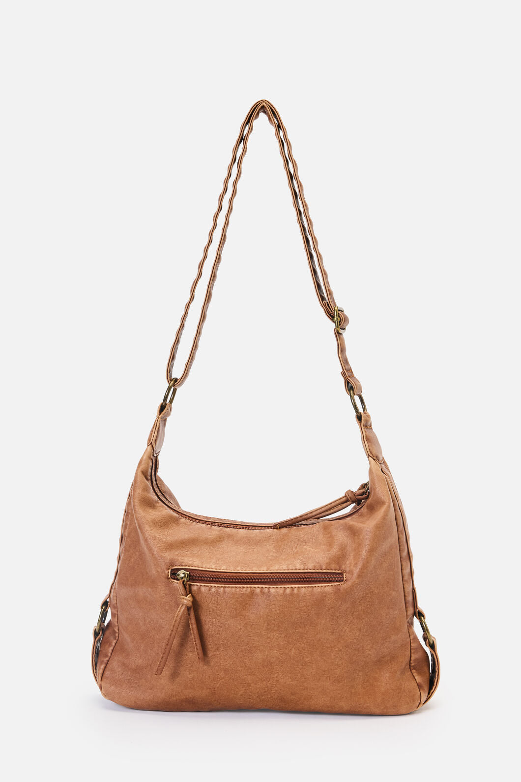 Princess Highway - Vintage Look Slouch Bag - tan