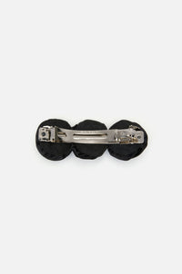 Princess Highway - Black Roses Barrette Hair Clip - black