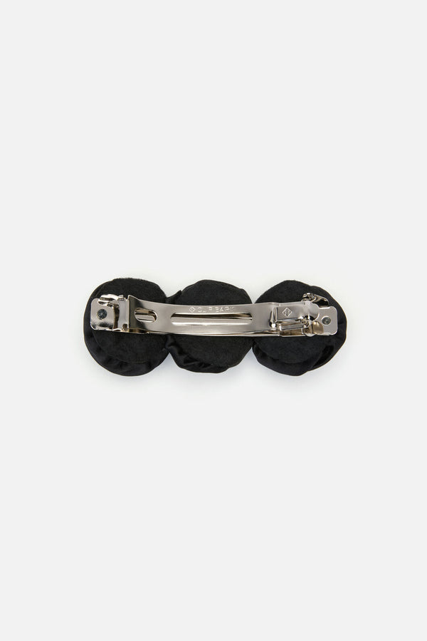 Princess Highway - Black Roses Barrette Hair Clip - black