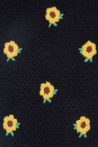 Princess Highway - Sunflower Knit Head Scarf - black