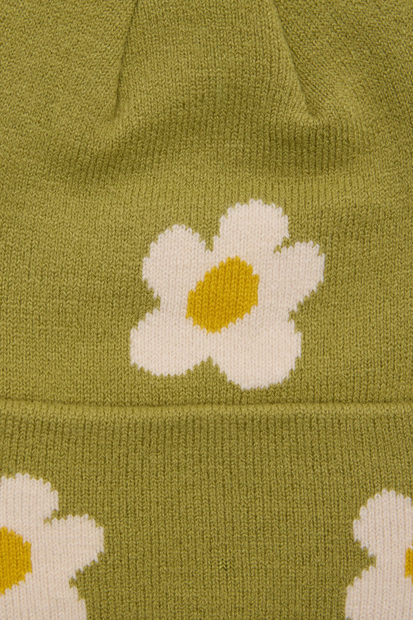 Princess Highway - Daisy Knit Beanie - green