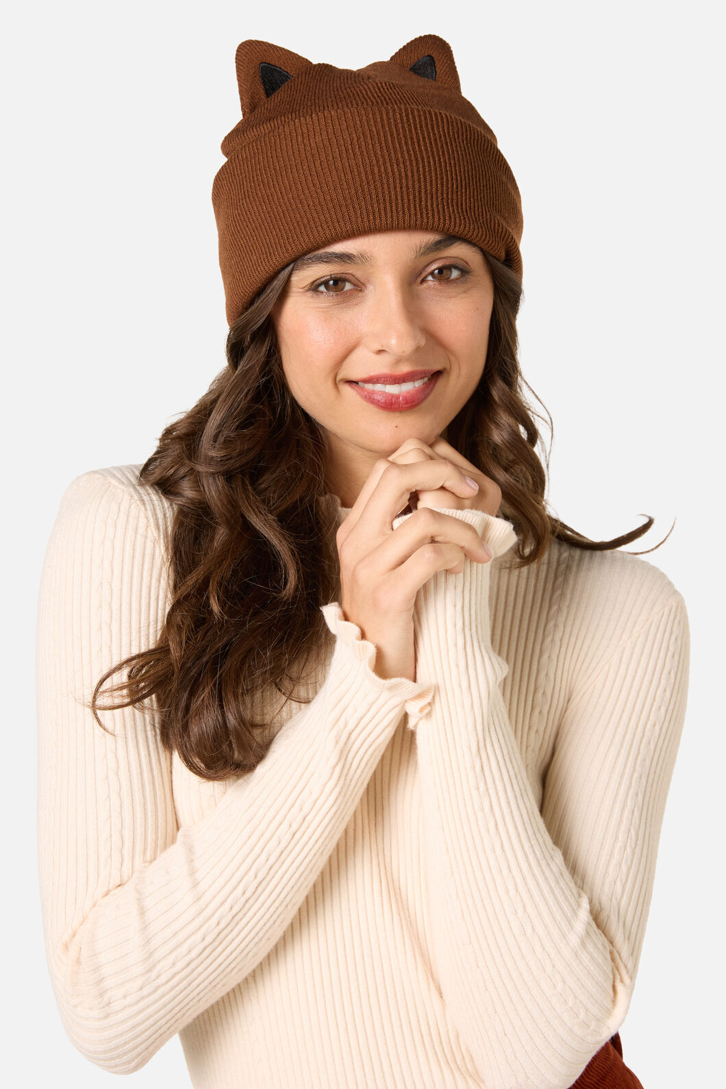 Princess Highway - Fox Ears Beanie - chocolate