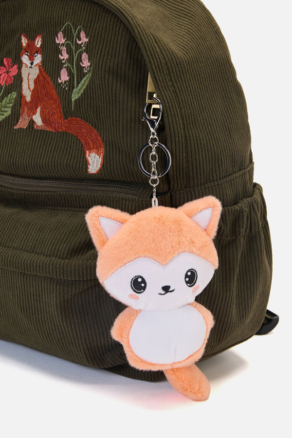 Princess Highway - Plush Fox Bag Charm - orange