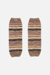 Princess Highway - Chocolate Striped Leg Warmers - chocolate