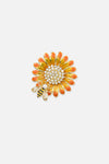 Princess Highway - Daisy & Bee Brooch - yellow